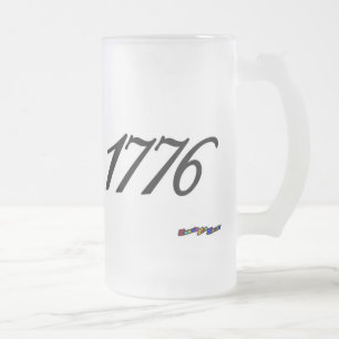 Amerikaanse vlag - 1776 matglas bierpul