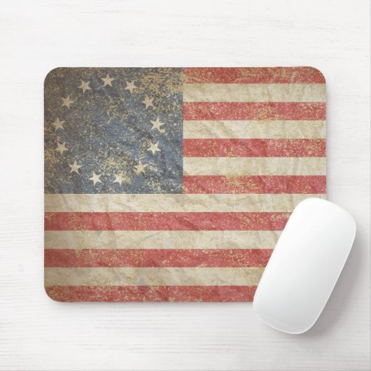 Amerikaanse vlag 1776 muismat (Met muis)