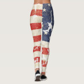 Amerikaanse vlag 1776, onderdrukt leggings (Achterkant)