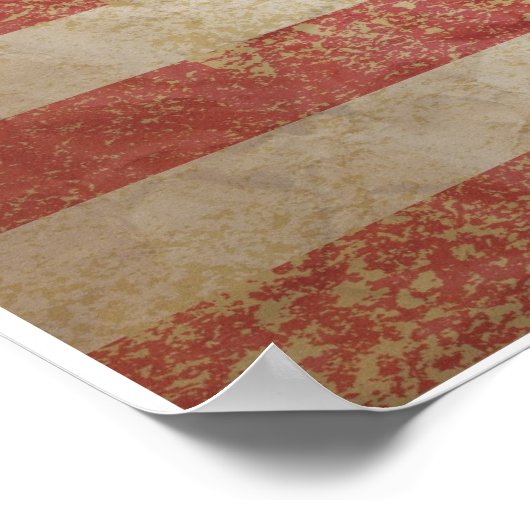 Amerikaanse vlag 1776 poster (Hoek)