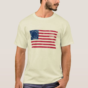 Amerikaanse vlag 1776 t-shirt