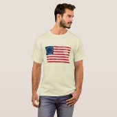 Amerikaanse vlag 1776 t-shirt (Voorkant volledig)