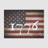 Amerikaanse vlag 1776   tissuepapier (Voorkant)