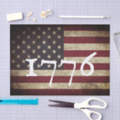 Amerikaanse vlag 1776   tissuepapier (Craft)