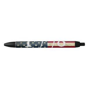  Amerikaanse vlag 1776 Zwarte Inkt Pen