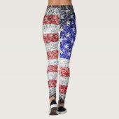Amerikaanse vlag #17 Leggings (Achterkant)