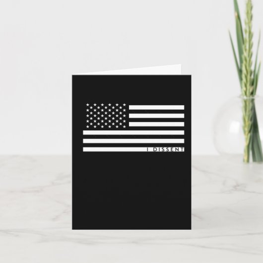 Amerikaanse vlag 1 niet geaccepteerd kaart (Voorkant)