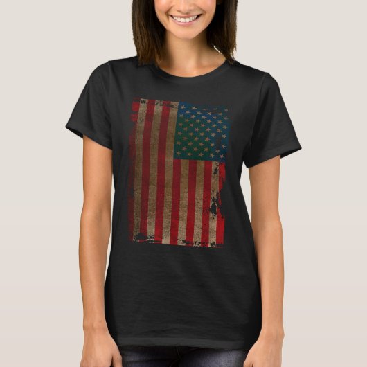 Amerikaanse vlag 1 t-shirt (Voorkant)