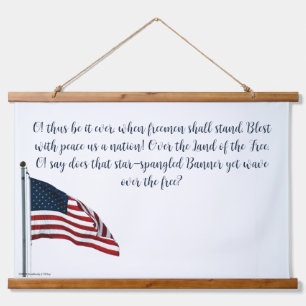 Amerikaanse vlag 2371 hangend wandkleed