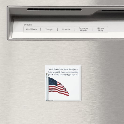 Amerikaanse vlag 2371 magneet (Insitu (Vaatwasser))