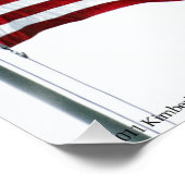 Amerikaanse vlag 2371 perfect poster (Hoek)
