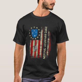  Amerikaanse Vlag 23e Infanteriedivisie Veter T-shirt