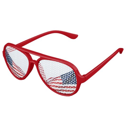 Amerikaanse vlag 2412 aviator zonnebril (Gekanteld)