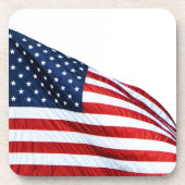 Amerikaanse vlag 2412 bier onderzetter (Voorkant)