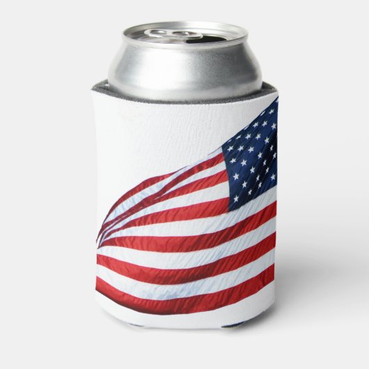 Amerikaanse vlag 2412 blikjeskoeler (Blikje Achterkant)