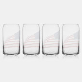Amerikaanse vlag 2412 blikvorm glas (Rechts)