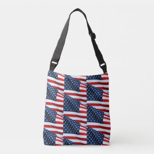 Amerikaanse vlag 2412 crossbody tas