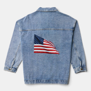 Amerikaanse vlag 2412 denim jacket