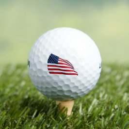 Amerikaanse vlag 2412 golfballen