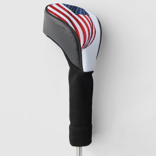 Amerikaanse vlag 2412 golfheadcover (Schuin)