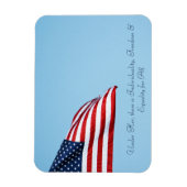 Amerikaanse vlag 2412 magneet (Verticaal)