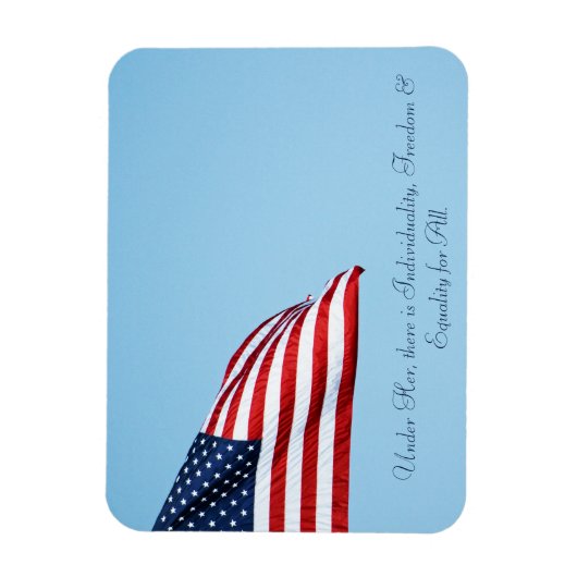 Amerikaanse vlag 2412 magneet (Verticaal)