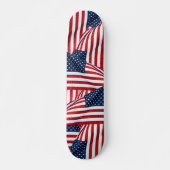 Amerikaanse vlag 2412 persoonlijk skateboard (Voorkant)