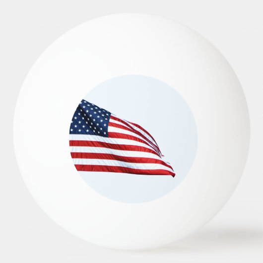Amerikaanse vlag 2412 pingpongbal (Voorkant)