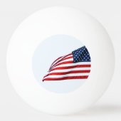 Amerikaanse vlag 2412 pingpongbal (Achterkant)