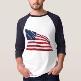 Amerikaanse vlag 2412 t-shirt