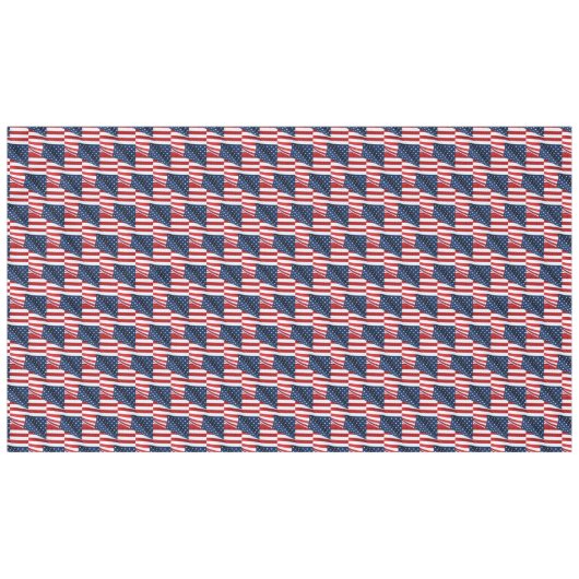 Amerikaanse vlag 2412 tafelkleed (Voorkant (Horizontaal))