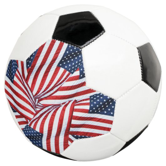 Amerikaanse vlag 2412 voetbal (Drie kwart)