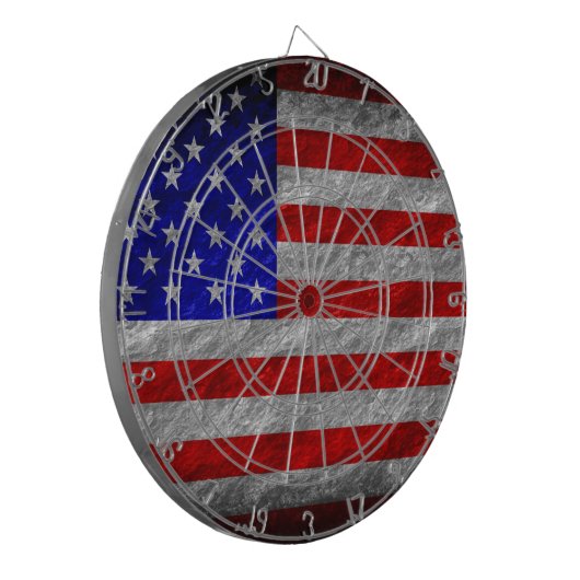 Amerikaanse vlag 2 dartbord (Voorkant Links)