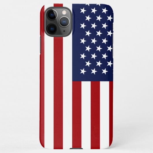 Amerikaanse vlag 2 iPhone hoesje (Achterkant)