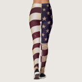  Amerikaanse vlag #2 Leggings (Achterkant)