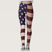  Amerikaanse vlag #2 Leggings (Voorkant)