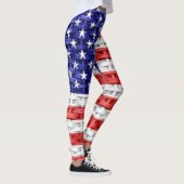 Amerikaanse vlag #2 leggings (Rechts)