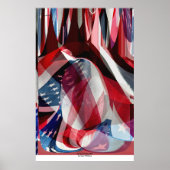 Amerikaanse vlag #2 poster (Voorkant)