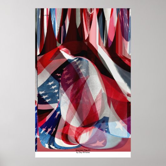 Amerikaanse vlag #2 poster (Voorkant)