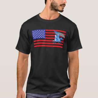Amerikaanse vlag 2 t-shirt
