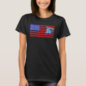 Amerikaanse vlag 2 t-shirt (Voorkant)