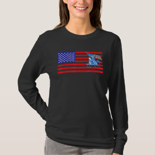 Amerikaanse vlag 2 t-shirt