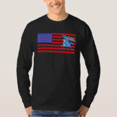 Amerikaanse vlag 2 t-shirt (Voorkant)