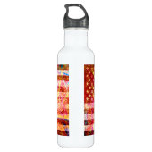 Amerikaanse vlag 2 waterfles  (Achterkant)