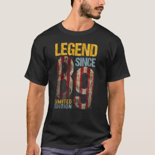 Amerikaanse vlag 33 jaar oude Vintage 1989 33e Hap T-shirt