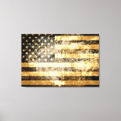 Amerikaanse vlag 3 canvas afdruk (Voorkant)
