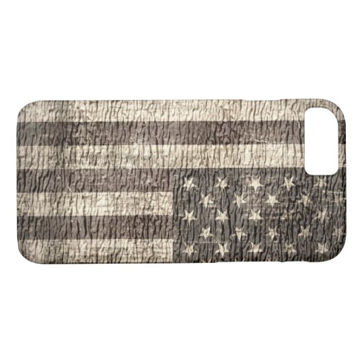 Amerikaanse vlag 3 Case-Mate iPhone case (Achterkant (Horizontaal))