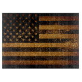 Amerikaanse vlag 3 Snijplank (Voorkant)