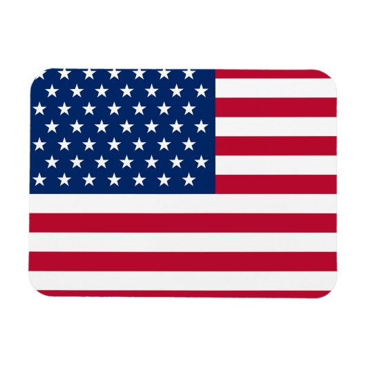 Amerikaanse vlag 3"x4" Magnet Magneet (Horizontaal)