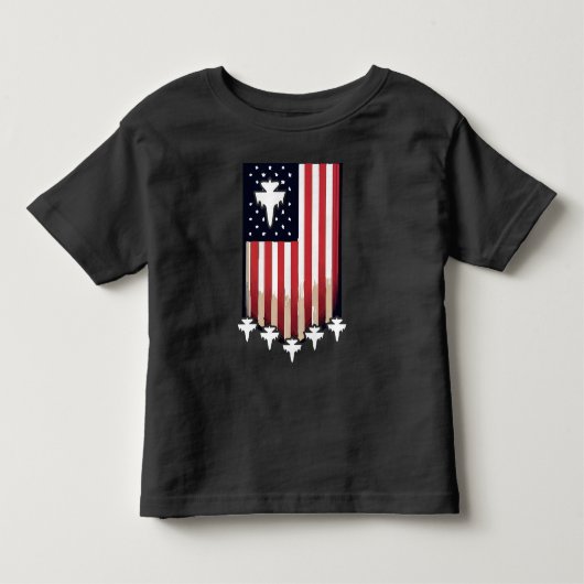 Amerikaanse vlag 4 juli-65079 kinder shirts (Voorkant)
